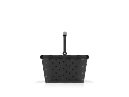 Košík Reisenthel Carrybag XS Frame Glossy dots black