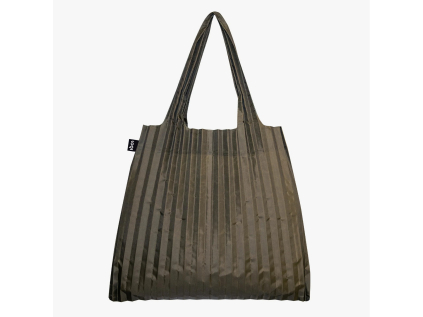 Nákupní taška přes rameno LOQI PLEATED Olive