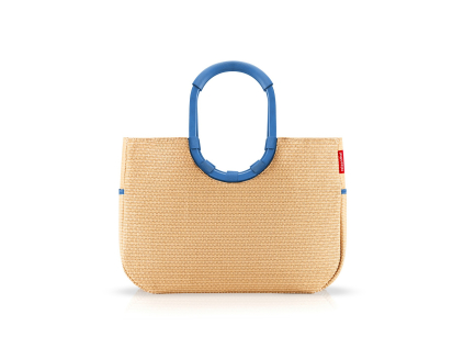 Nákupní taška Reisenthel Loopshopper L Frame Raffia blue