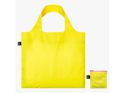 Skládací nákupní taška LOQI NEON Yellow