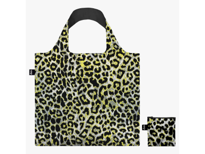 Skládací nákupní taška LOQI LEOPARD Sunset
