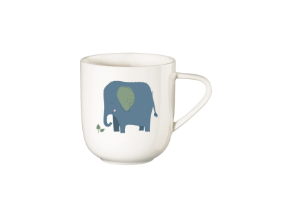 Porcelánový hrnek s uchem 250 ml KIDS ELEFANT ASA Selection - bílý