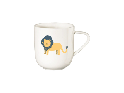 Porcelánový hrnek s uchem 250 ml KIDS LEO ASA Selection - bílý