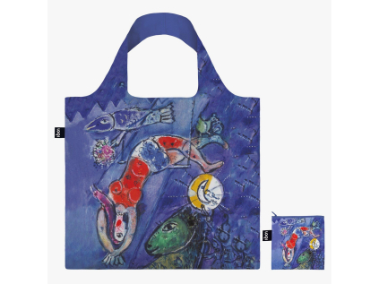 Skládací nákupní taška LOQI MARC CHAGALL The Blue Circus