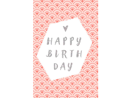 Narozeninové přání s obálkou Artebene Happy Birthday