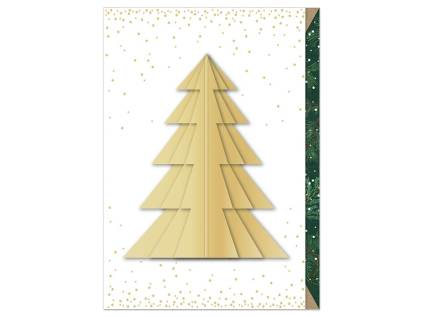 Vánoční přání s obálkou Artebene Christmas Tree