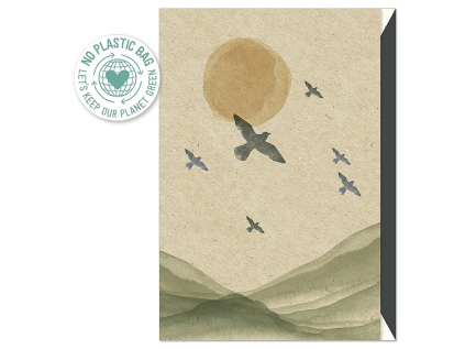 Smuteční přání s obálkou Artebene Birds