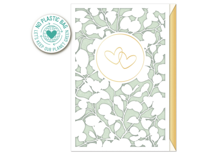 Svatební přání s obálkou Artebene Mother Of Pearl Paper