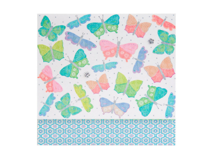 Dárková obálka 23x23 cm Artebene Butterflies