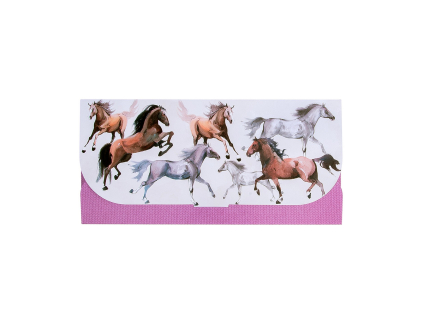 Dárková obálka 23x11cm Artebene Horses
