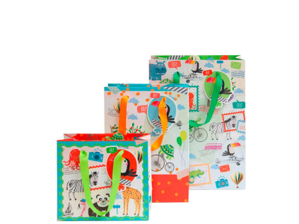 Dárková taška set 3 vel.  Artebene Animals