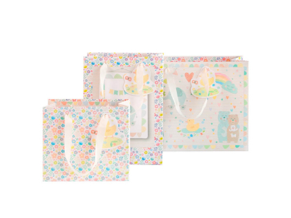 Dárková taška set 3 vel. Artebene Flowers