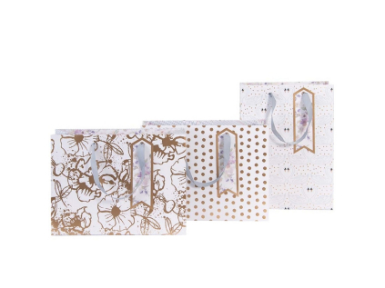 Dárkové tašky set 3 vel. Artebene Flowers Dots