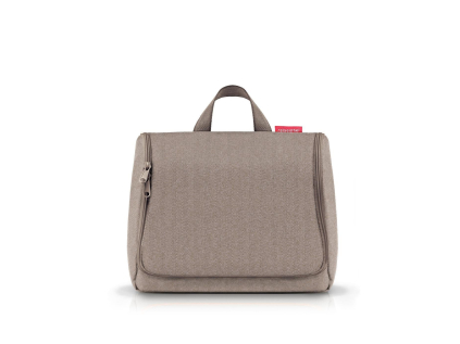 Toaletní taštička Reisenthel Toiletbag XL Herringbone mokka
