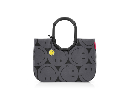 Nákupní taška Reisenthel Loopshopper L Smiley® grey