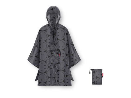 Poncho Reisenthel Mini Maxi Poncho Smiley® grey