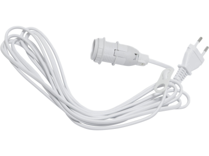 Závěsný kabel délka 3,5 m E14 Star Trading Basic - bílý