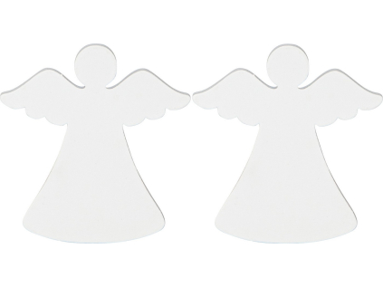 Dekorativní anděl na svícen 2 ks Star Trading Accessorize - bílý