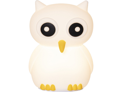 Dětská lampička výška 15 cm Star Trading Owl - bílá