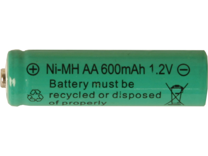 Dobíjecí baterie AA 1,2V 600MAH NI-MH STAR TRADING Solar