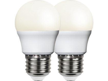 Žárovka 2 ks LED E27 G45 470LM STAR TRADING Opaque Basic