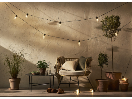 Světelný LED řetěz 10 světýlek délka 7,2 m Star Trading Selecta - černý