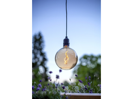 Závěsná světelná LED dekorace výška 19,5 cm Star Trading Bowl - hnědá