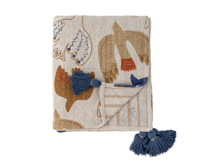 Přehoz z recyklované bavlny 160x130 cm ANNIVERSARY Bloomingville - barevný