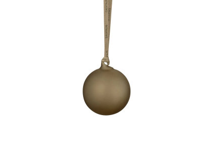 Sada 4 vánočních ozdob průměr 7 cm Blomus JUHLA - hnědá