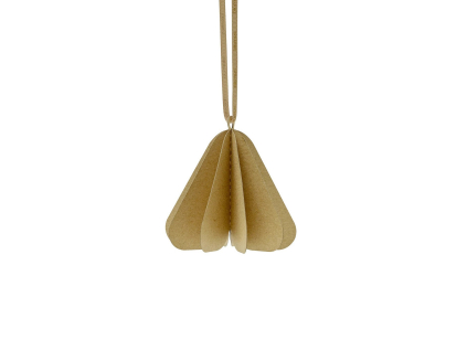 Sada 4 ks papírových zvonků Blomus KAZARY - hnědá
