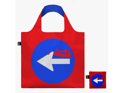 Skládací nákupní taška LOQI CLET Studio Clet's Signs