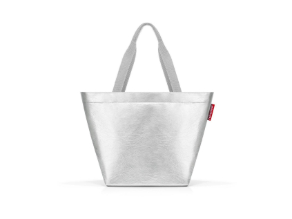 Nákupní taška přes rameno Reisenthel Shopper M Silver crackle