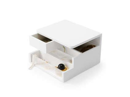 Šperkovnice Umbra Malibu - bílá