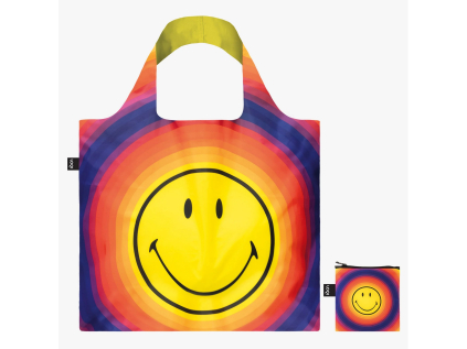 Skládací nákupní taška LOQI SMILEY Rainbow Capsule