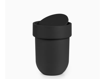 Koš na odpadky s víkem Umbra TOUCH - černý