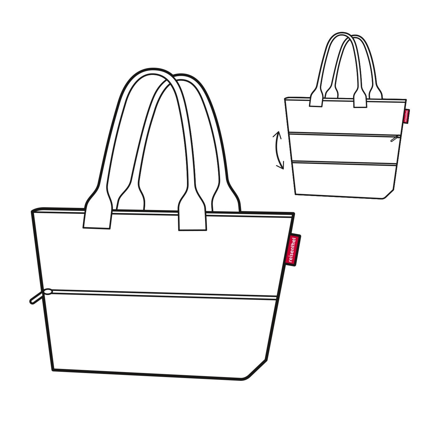 Kabelka Reisenthel Shopper e1 Dots (obrázek 4)