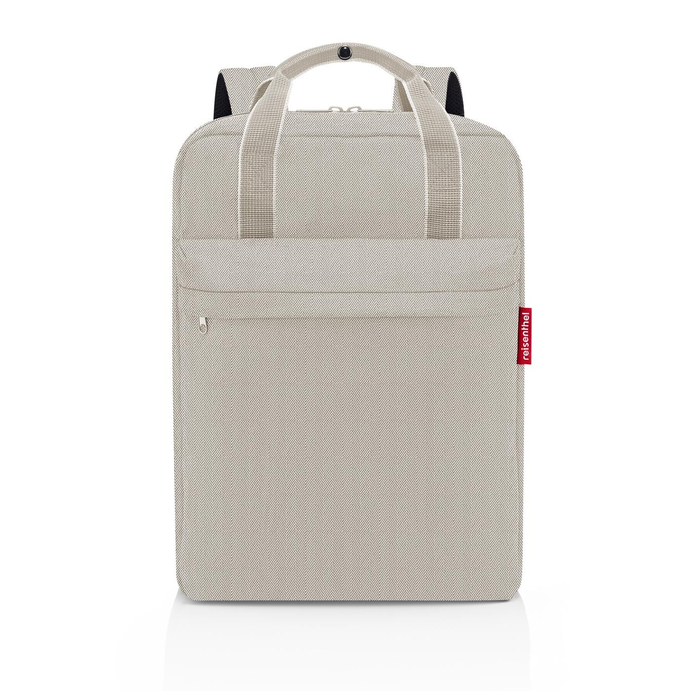 Levně Batoh Reisenthel Allday backpack M Herringbone sand