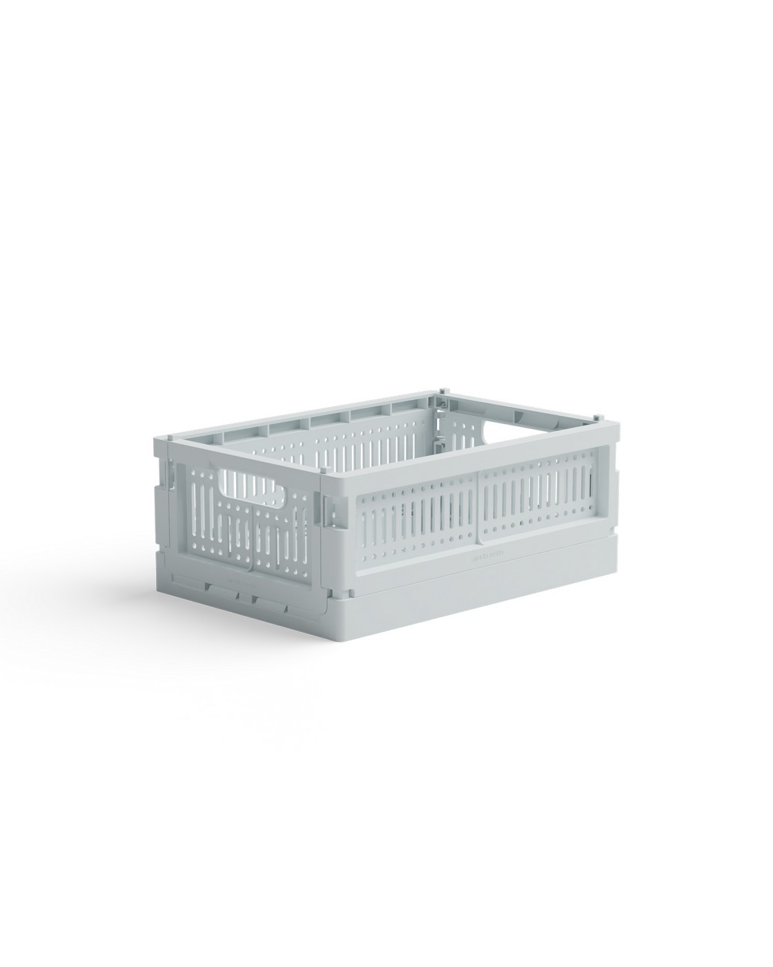 Levně Skládací přepravka mini Made Crate - ice cube blue