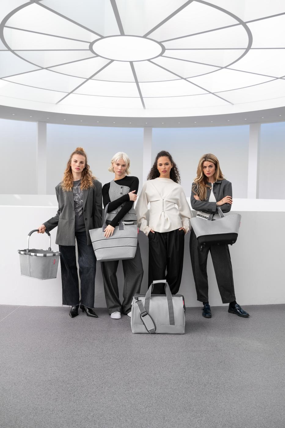 Kabelka Reisenthel Shopper e1 Herringbone grey (obrázek 12)