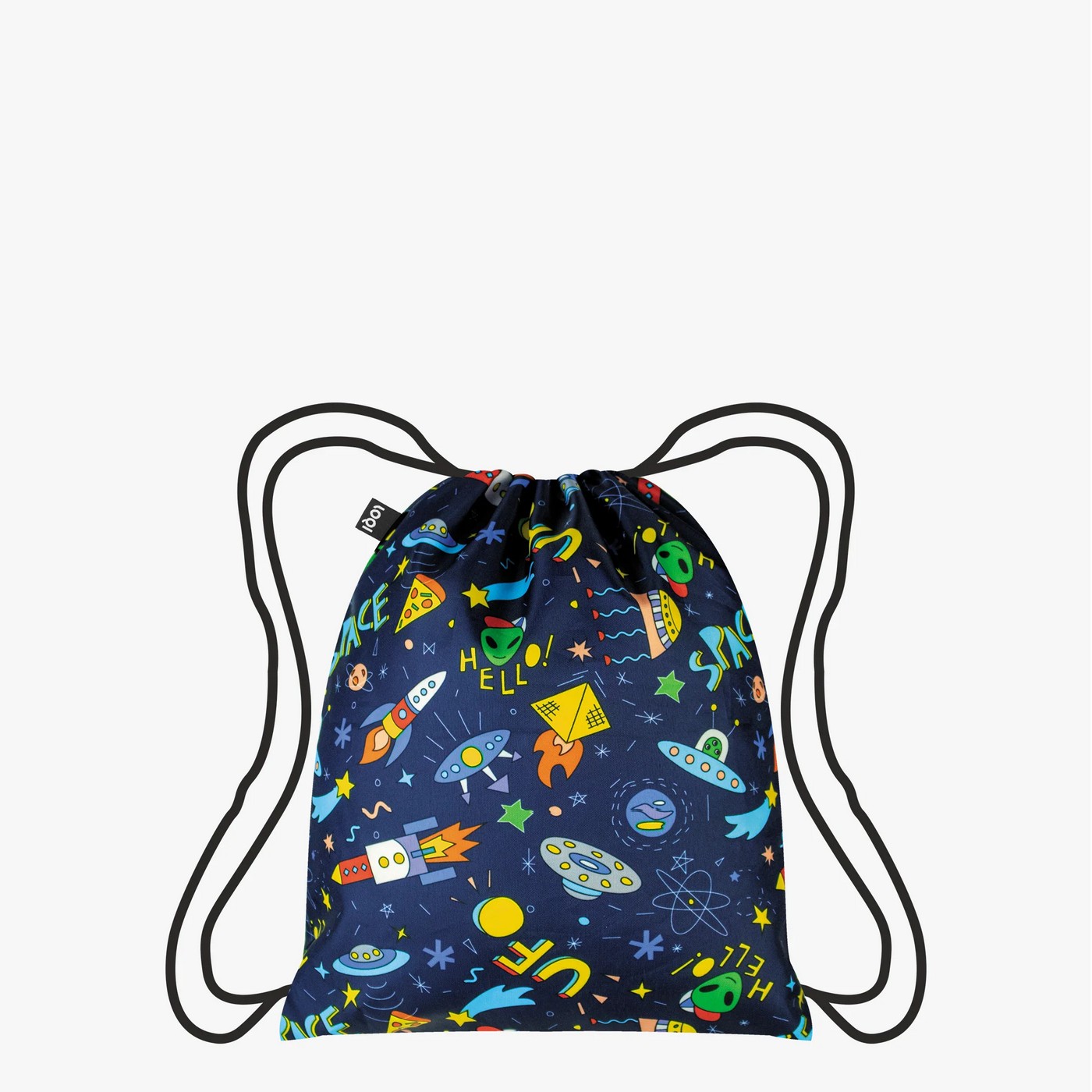 Levně Pytlík na záda LOQI SPACE Ufo Mini