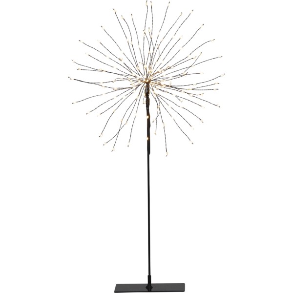 Levně Svítící LED dekorace výška 50 cm Star Trading Firework - černá