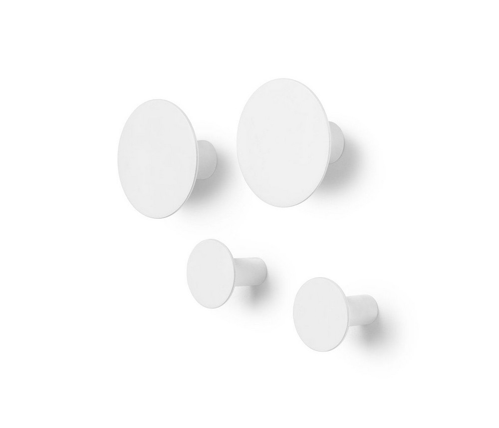 Levně Háčky na zeď 4 ks Blomus PONTO - bílé