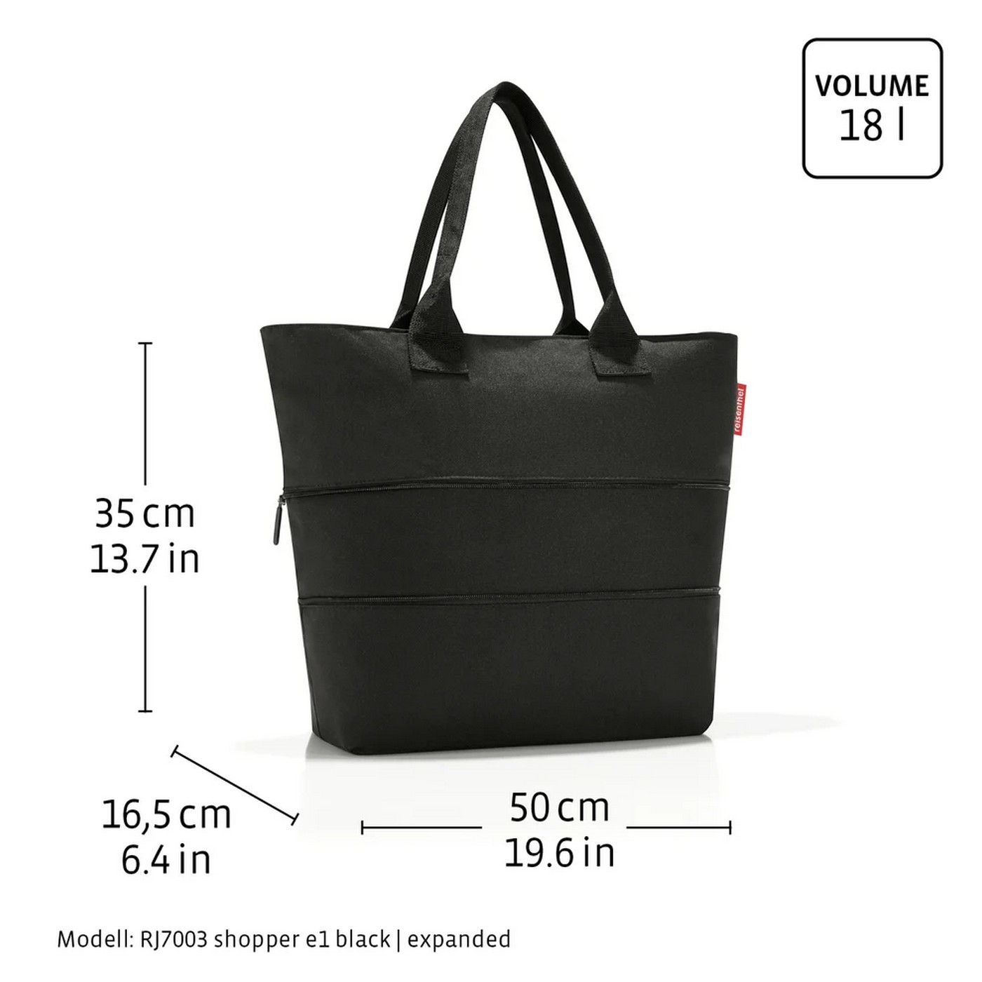 Kabelka Reisenthel Shopper e1 Leo nero (obrázek 7)