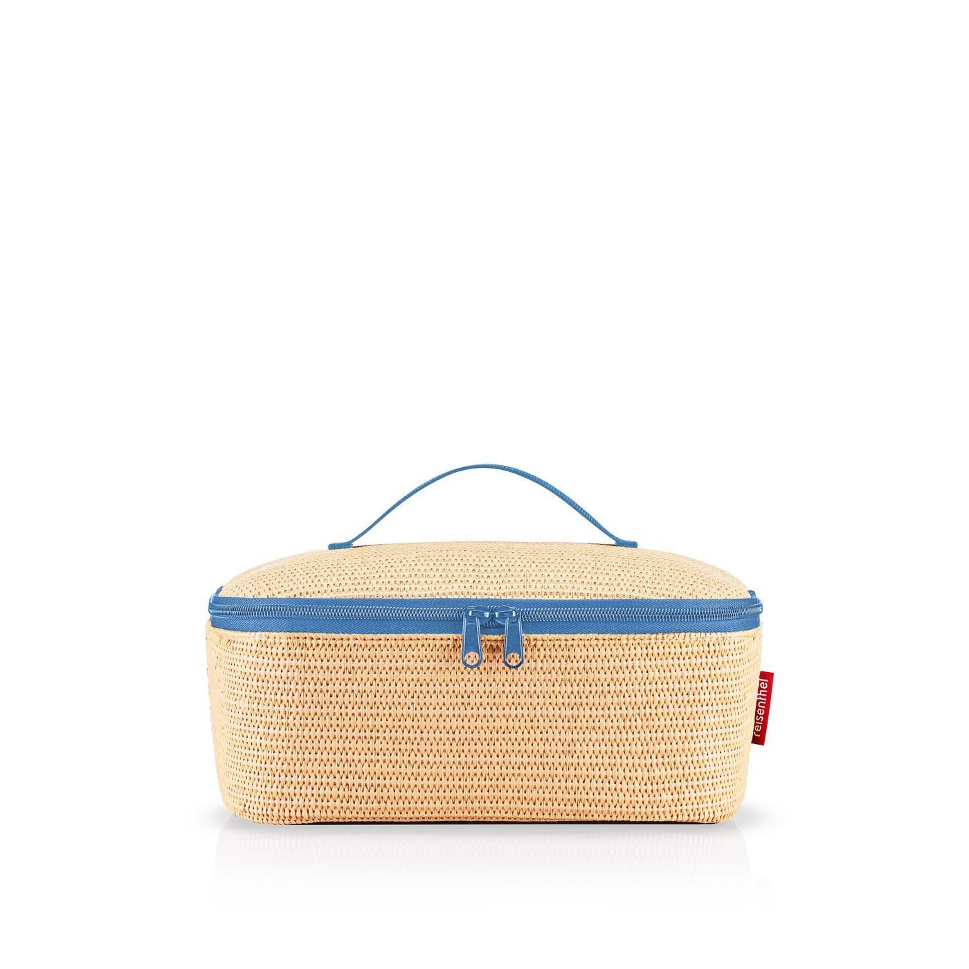 Levně Termobox Reisenthel Coolerbag M pocket Raffia blue