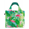 Skládací nákupní taška LOQI WILD Flamingos