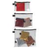 Cestovní taštičky na zip LOQI TRANSPARENT, 3 ks #2