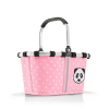 Dětský košík Carrybag XS Panda dots pink