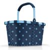 Nákupní košík Reisenthel Carrybag Frame Mixed dots blue