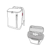 Batoh Reisenthel Overnighter-backpack M Twist silver #6