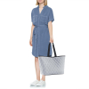 Taška přes rameno Reisenthel Classic shopper XL Rhombus light grey #5